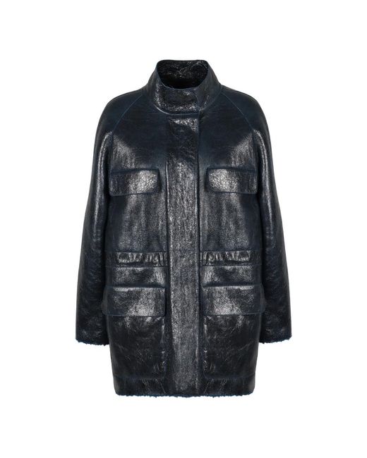 Fendi Black Leather Jackets