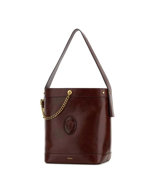 Versace Brown Bucket Bags