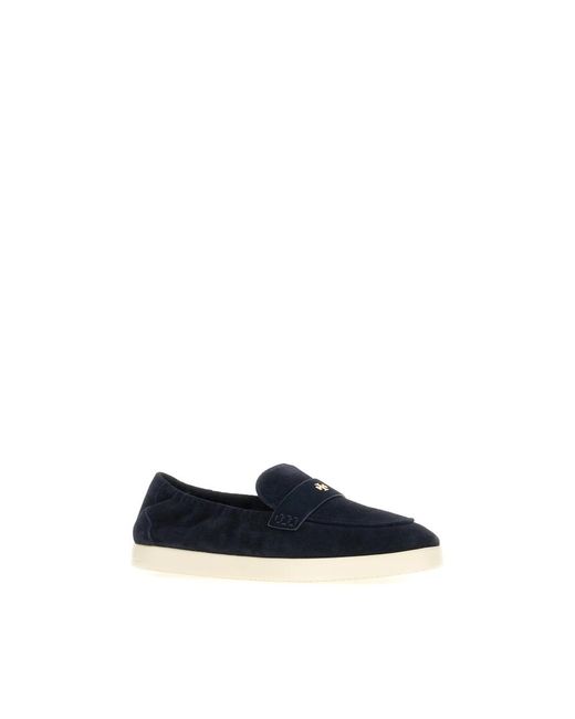 Tory Burch Blue Loafers