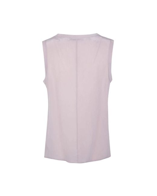 Seventy Purple Sleeveless Tops