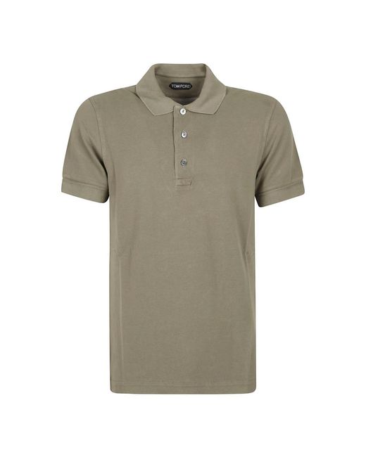 Tom Ford Piquet Polo in het Green voor heren