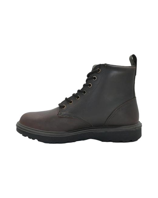 Blauer Black Lace-Up Boots for men