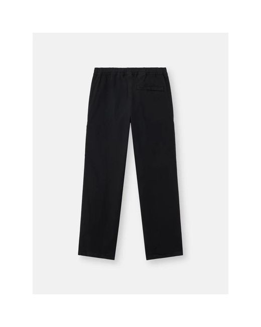 Stone Island Black Straight Trousers for men