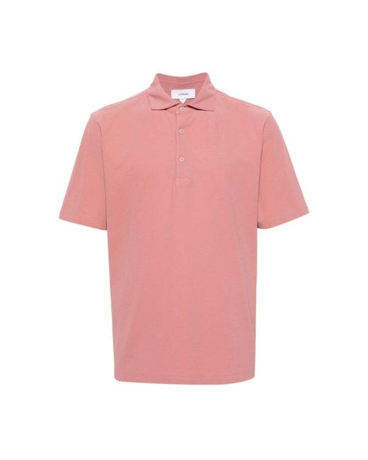 Lardini Pink Polo Shirts for men