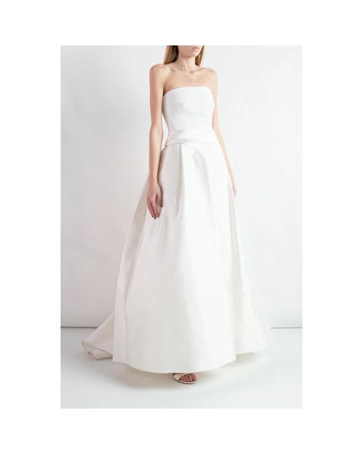 Tosca Blu Kleedjes ,Wit ,Satijn Kleedjes in het White