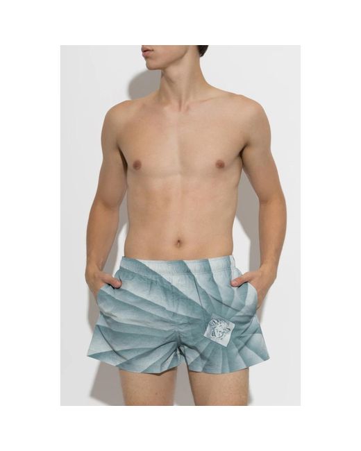 Beachwear Versace de hombre de color Blue