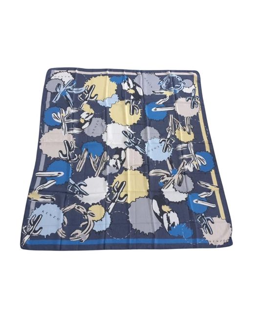 KENZO Blue Scarves
