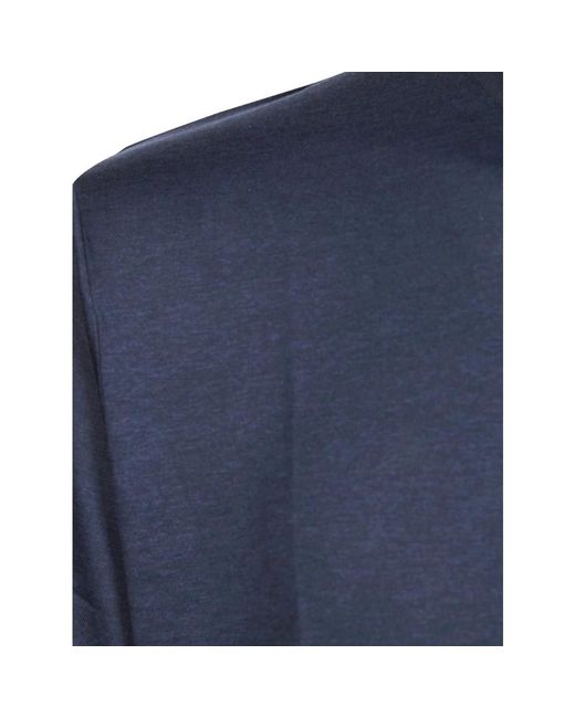 Altea Blue Round-Neck Knitwear for men
