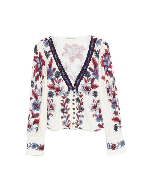 Farm Rio Blue Blouses
