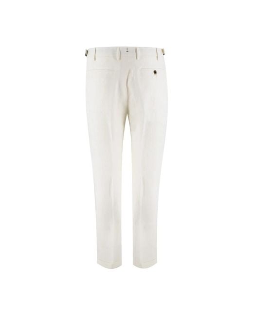 Berwich White Suit Trousers for men