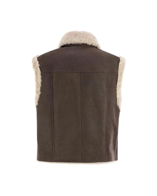 Vests Brunello Cucinelli de color Brown