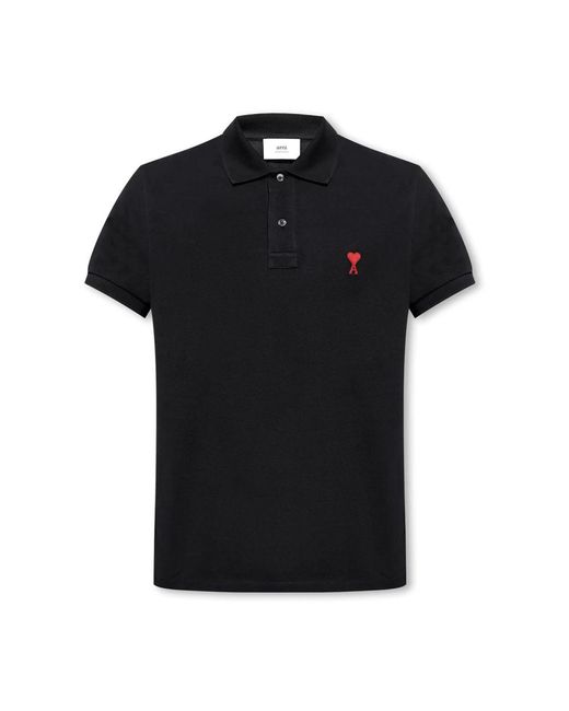 AMI Polo's in het Black voor heren