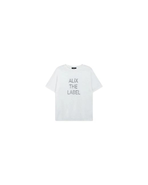 T-camicie di Alix The Label in White