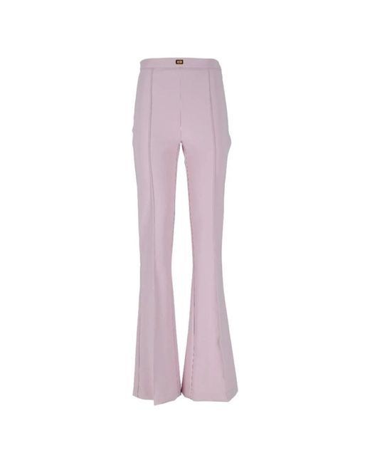 Wide Trousers di Elisabetta Franchi in Purple