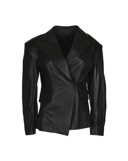 Leather Jackets Dondup en coloris Black