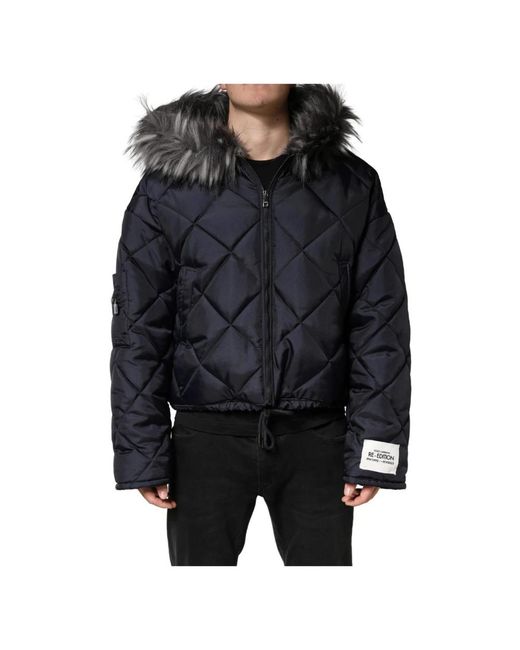 Dolce & Gabbana Black Winter Jackets for men
