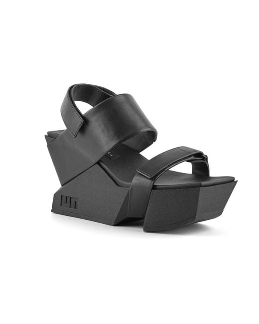 United Nude Black Wedges