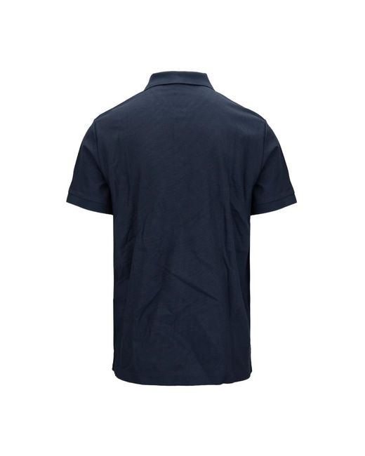 Burberry Tops ,Blauw ,Katoen Polo Shirt Met Knoopsluiting in het Blue voor heren