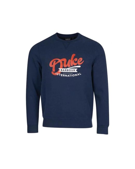 Barbour Blue Sweatshirts for men