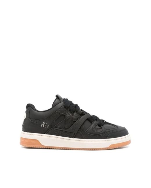Represent Schoenen ,Zwart ,Leer Bully Sneakers in het Black voor heren