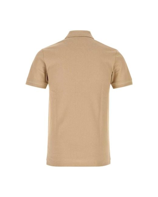 Burberry Natural Polo Shirts for men