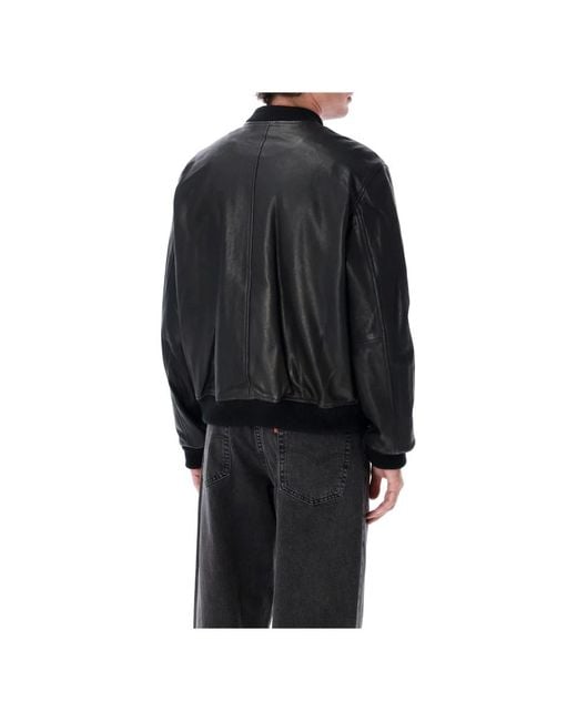 Isabel Marant Black Leather Jackets for men