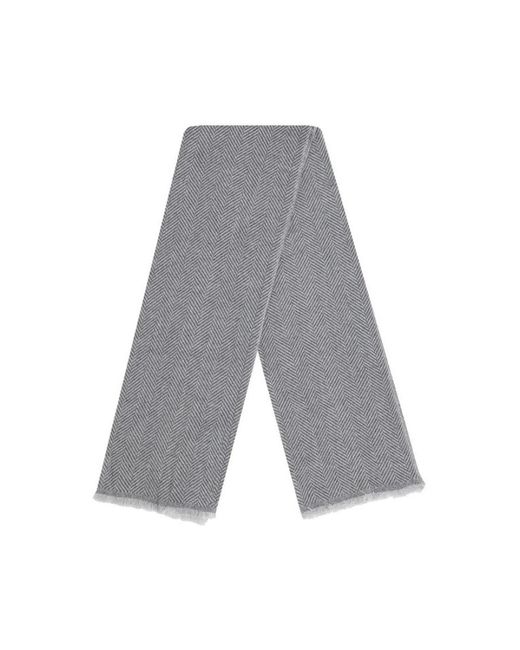 Brunello Cucinelli Winter Scarves in het Gray voor heren