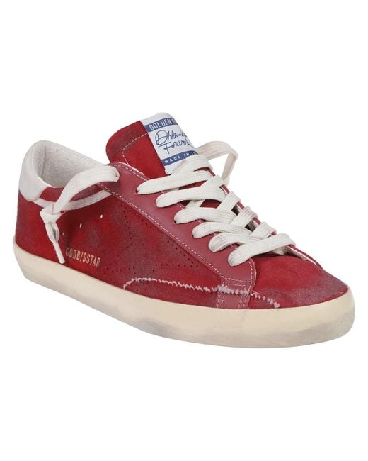 Golden Goose Deluxe Brand Red Sneakers for men