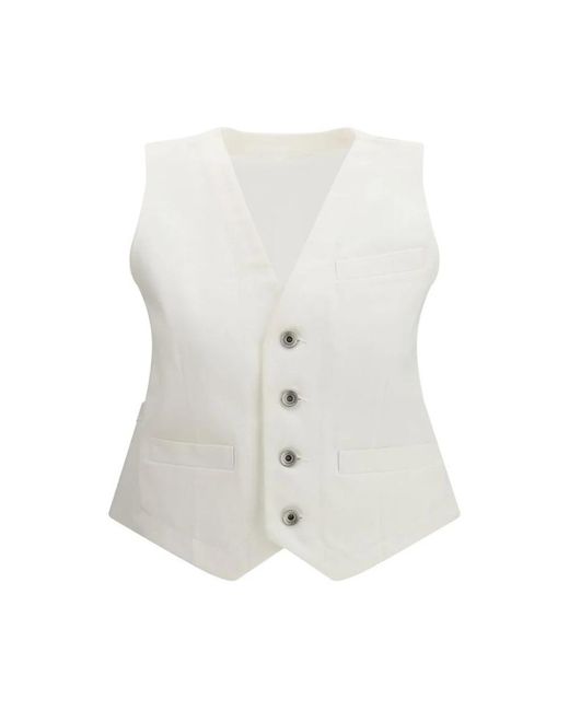 Vests Sacai de color White