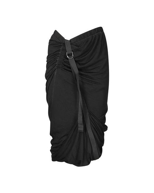 Helmut Lang Midi Skirts in het Black