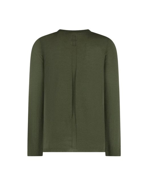 Round-Neck Knitwear Rick Owens de hombre de color Green