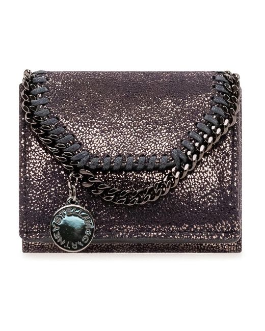 Stella McCartney Black Falabella Trifold Wallet