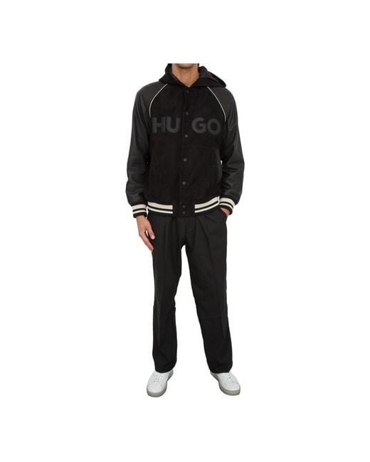 Bomber Jackets HUGO de hombre de color Black