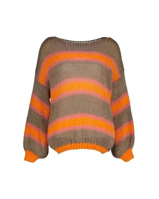 Amélie & Amélie Orange Taupe Strickware