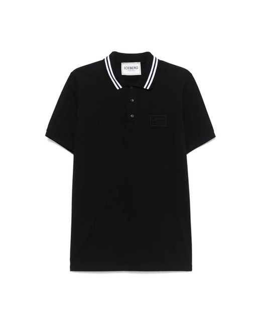 Polo Shirts Iceberg pour homme en coloris Black