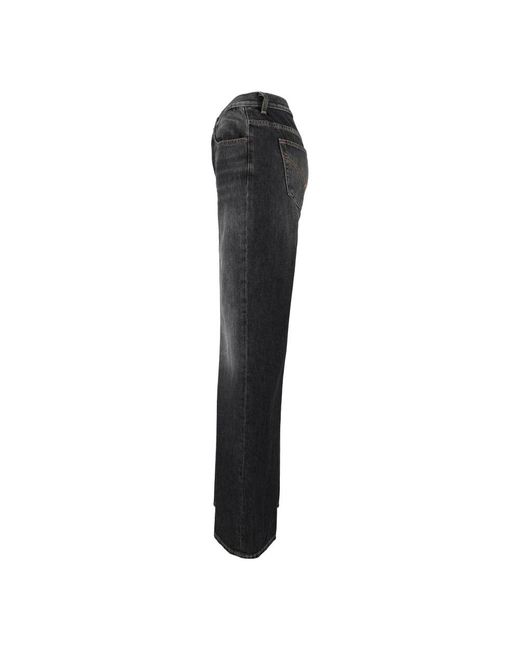 Dondup Pantalone Jacklyn in het Black