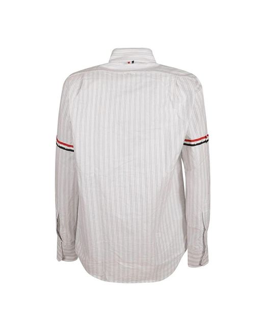 Thom Browne Gray Casual Shirts for men