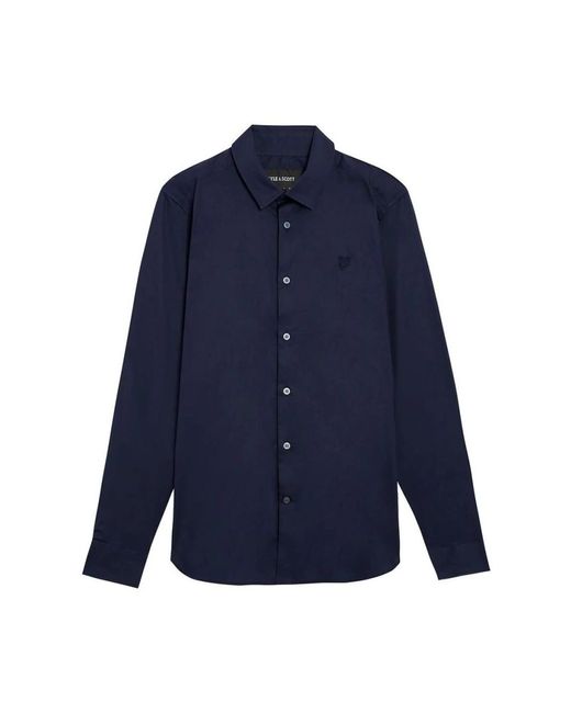 Lyle & Scott Casual Shirts in het Blue voor heren