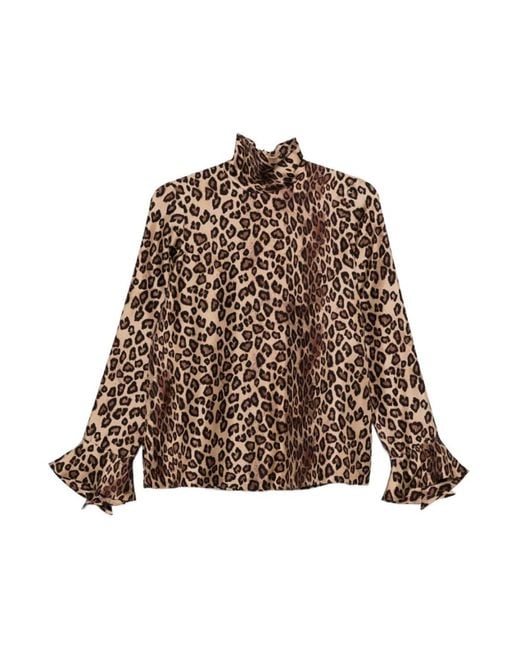 Alberto Biani Brown Blouses