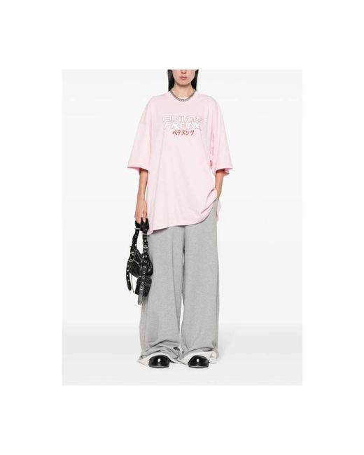 Vetements Gray Wide Trousers