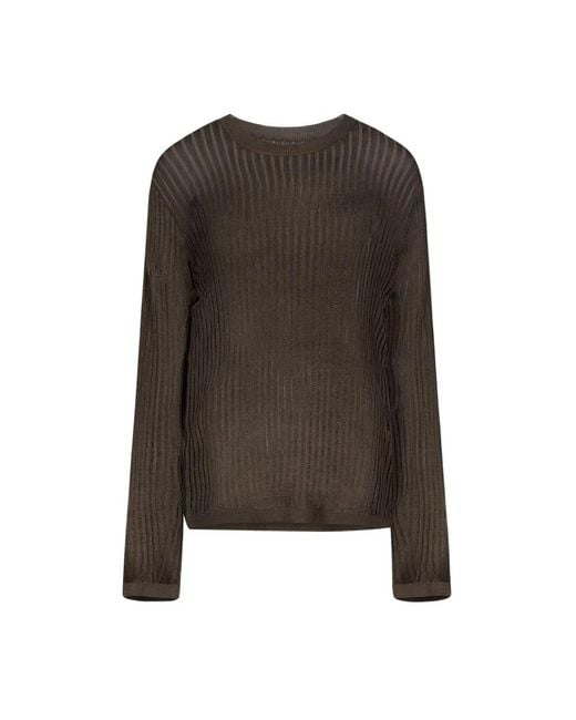 Loulou de Saison Brown Round-Neck Knitwear