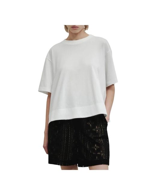 Erika Cavallini Semi Couture White T-Shirts