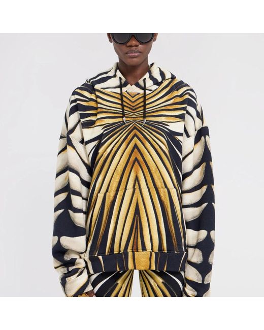 Hoodies Roberto Cavalli de hombre de color Black