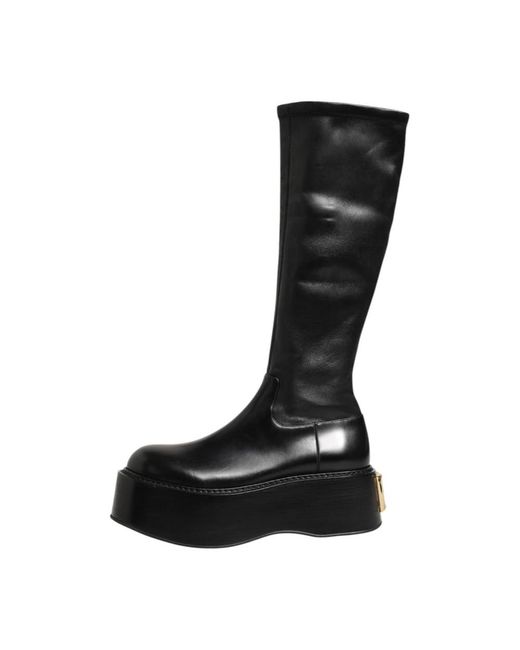 Dolce & Gabbana Black High Boots for men