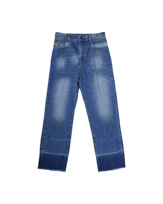 N°21 Blue Cropped Jeans