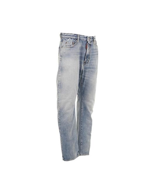 DSquared² Gray Straight Jeans for men