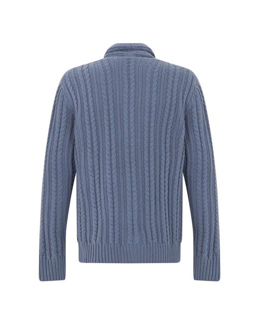 Cardigans di Fedeli in Blue da Uomo