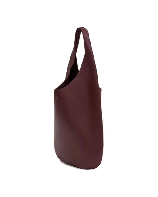 A.P.C. Purple Shopping Bags