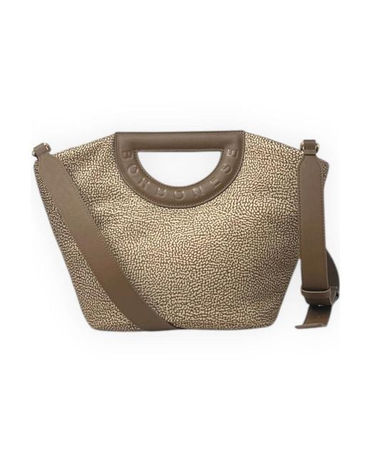 Handbags di Borbonese in Natural