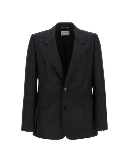 Saint Laurent Black Blazers for men